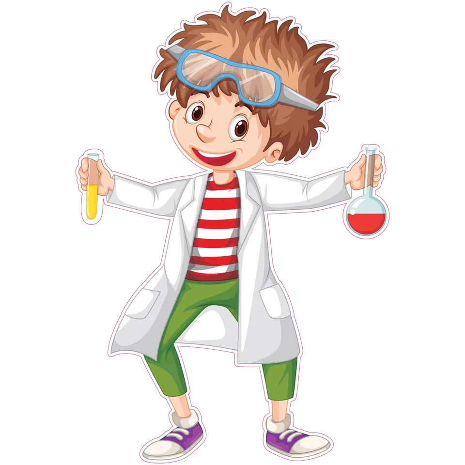 Sticker STEM, Științe Naturale - Chimie, set H8, 50 cm, sticker 4