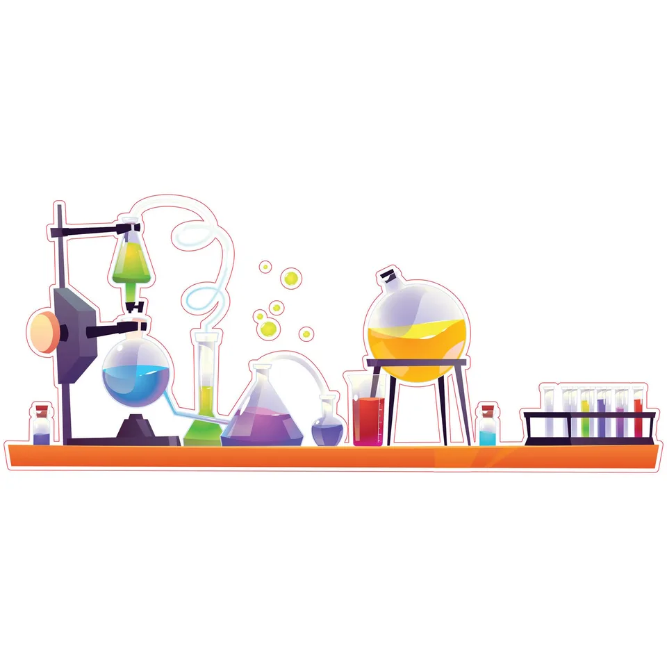 Sticker STEM, Științe Naturale – Chimie, set H9, 50 cm, sticker 3