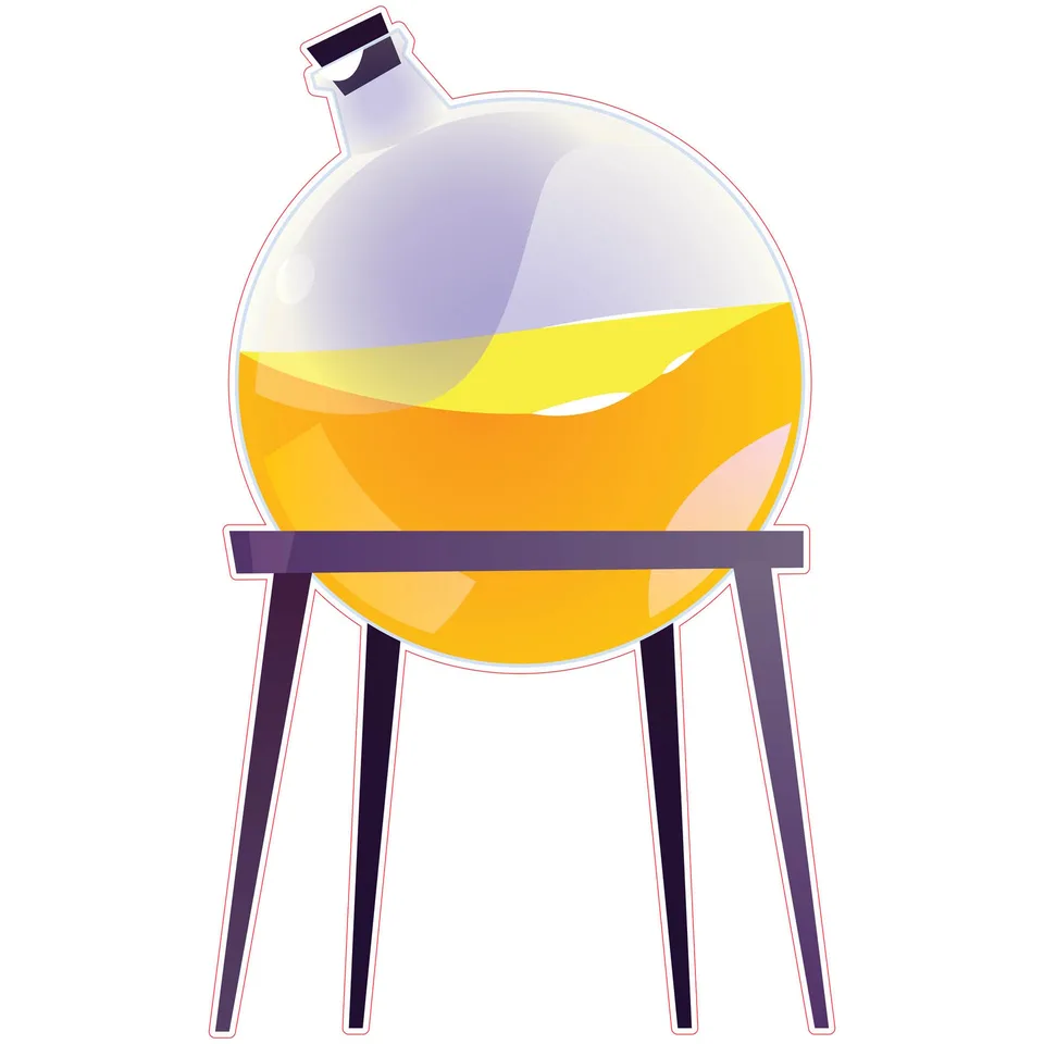 Sticker STEM, Științe Naturale - Chimie, set H9, 50 cm, sticker 4