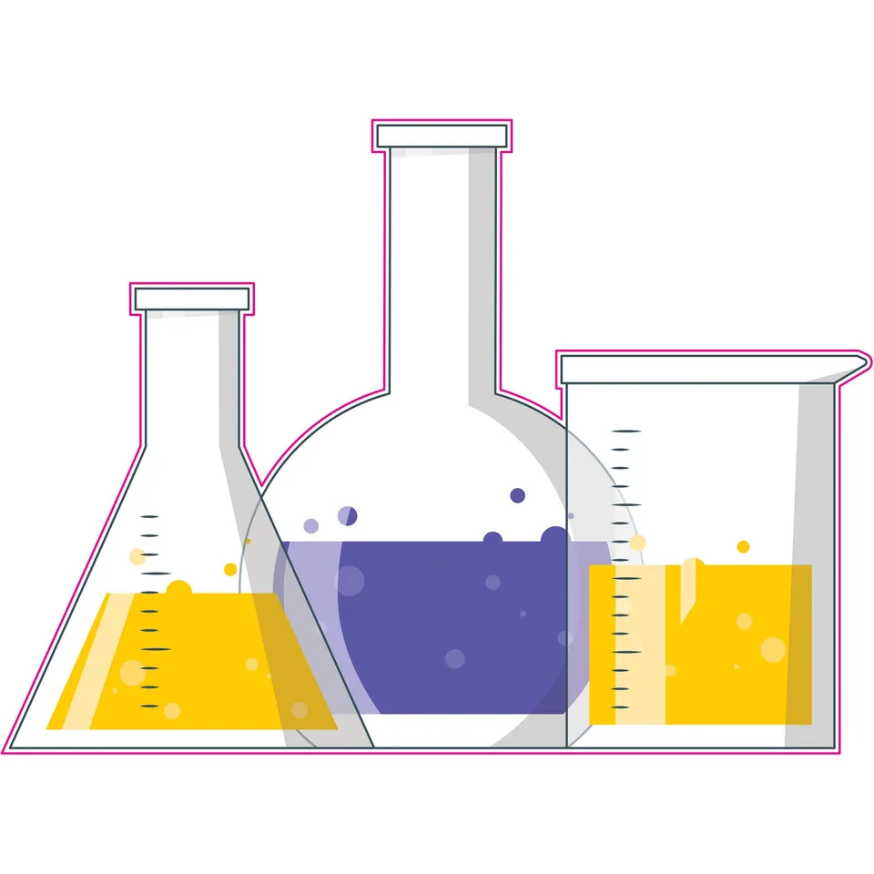 Sticker STEM, Științe Naturale - Chimie, Set H10, 50 cm, Sticker 5