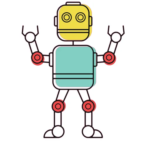 Sticker STEM, Robotică și Sisteme Ciberfizice, Set I2, 50 cm, Sticker 1