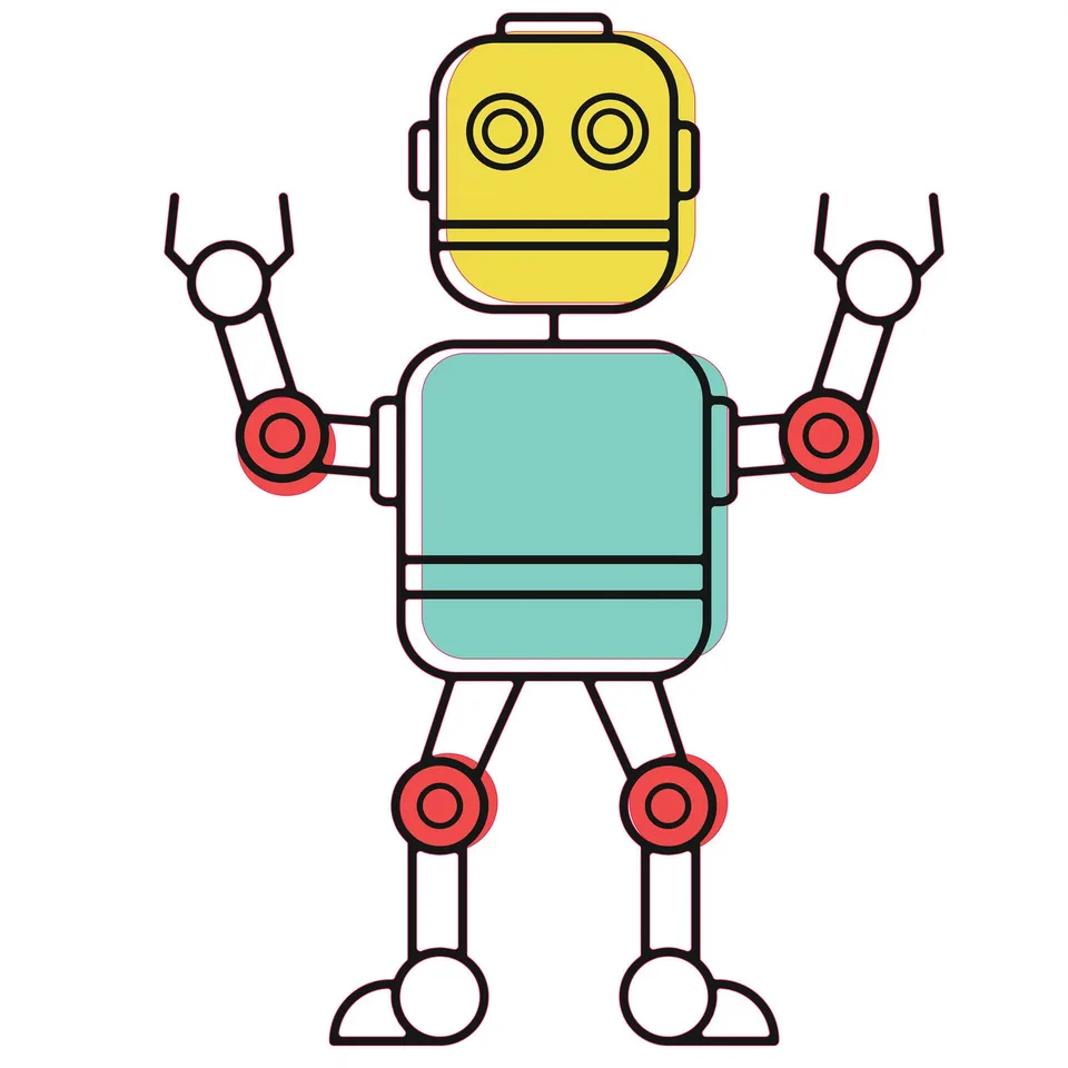Sticker STEM, Robotică și Sisteme Ciberfizice, Set I2, 50 cm, Sticker 1