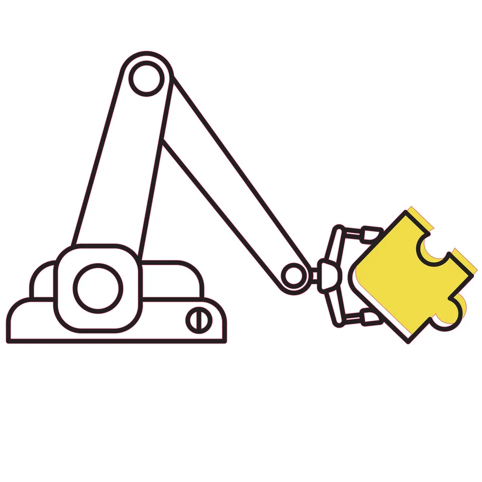 Sticker STEM, Robotică și sisteme ciber-fizice, set I2, 50 cm, sticker 2