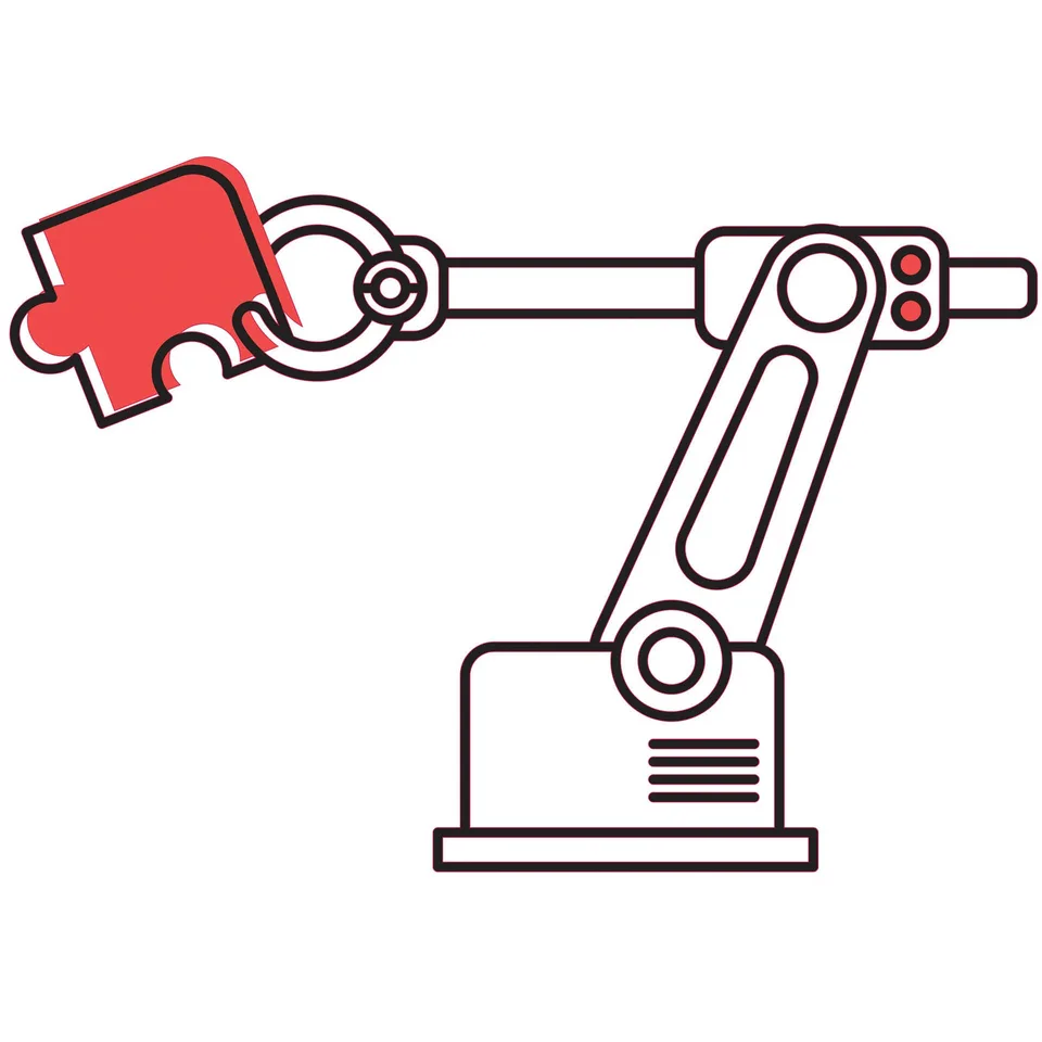 Sticker STEM, Robotică și Sisteme Ciber-Fizice, Set I2, 50 cm, Sticker 3