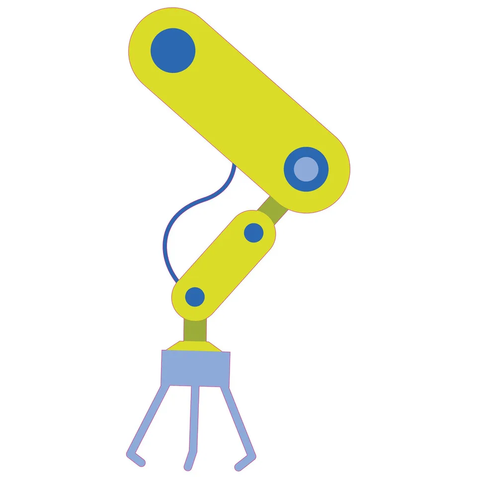 Autocolant STEM, robotică și sisteme cibernetice-fizice, set I3, 50 cm, autocolant 9