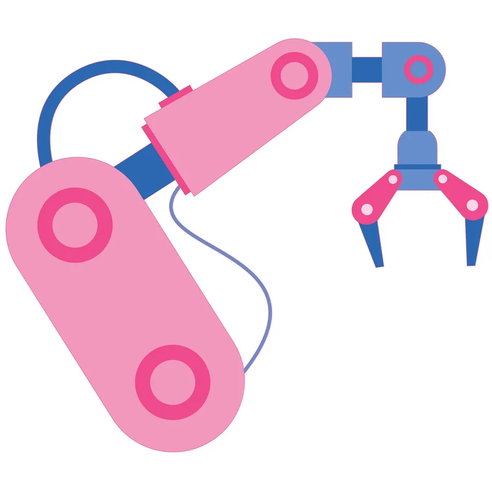 Sticker STEM, Robotică și sisteme ciber-fizice, set I3, 50 cm, sticker 10