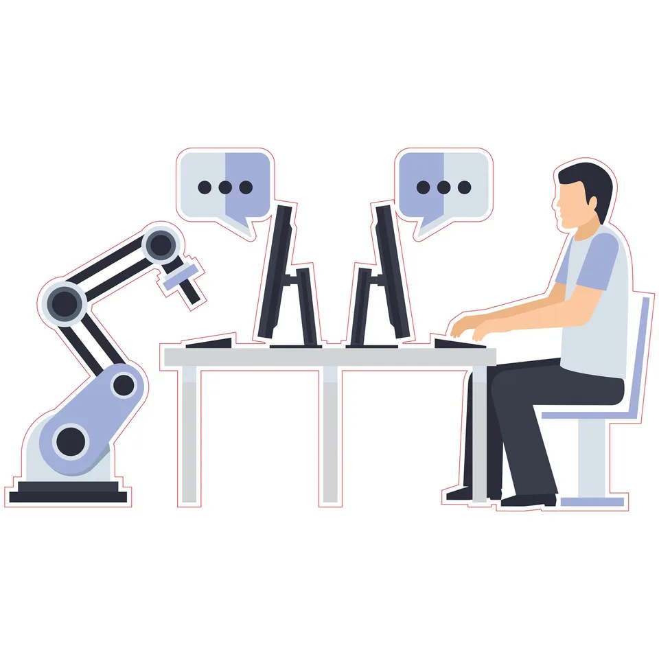 Sticker STEM, Robotică și Sisteme Ciber-Fizice, set I4, 50 cm, sticker 2