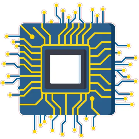Sticker STEM, Robotică și Sisteme Ciber-Fizice, set I4, 50 cm, sticker 10