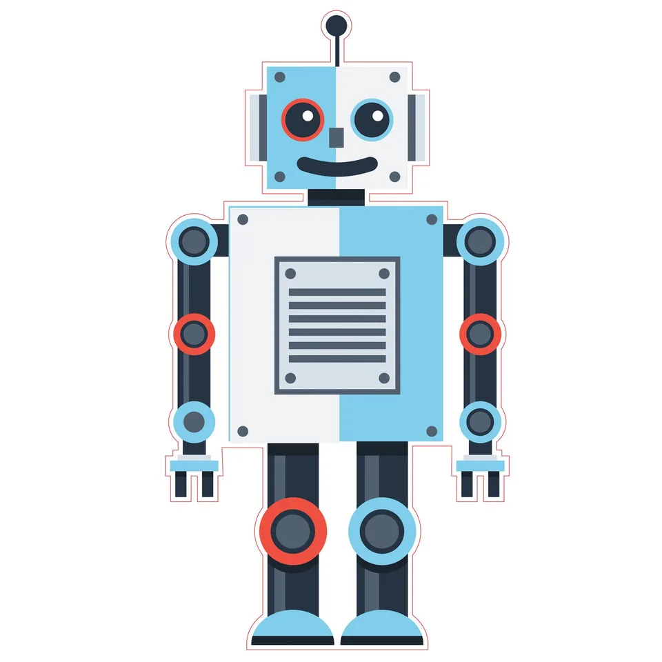 Autocolant STEM, Robotică și Sisteme Ciber-Fizice, set I6, 50 cm, autocolant 4