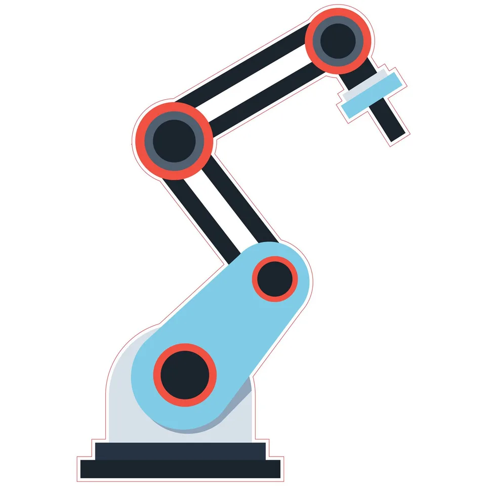 STEM Sticker, Robotică și sisteme cibernetice-fizice, set I6, 50 cm, autocolant 5