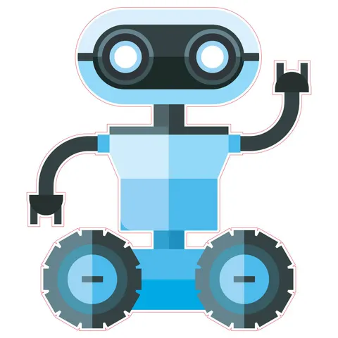 Sticker STEM, Robotică și sisteme cibernetice-fizice, set I7, 50 cm, sticker 1
