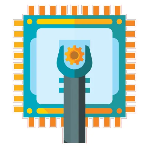 Sticker STEM, Robotică și Sisteme Ciber-Fizice, Set I7, 50 cm, Sticker 3