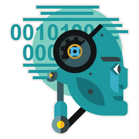 Sticker STEM, Robotică și sisteme cibernetice-fizice, set I7, 50 cm, sticker 6