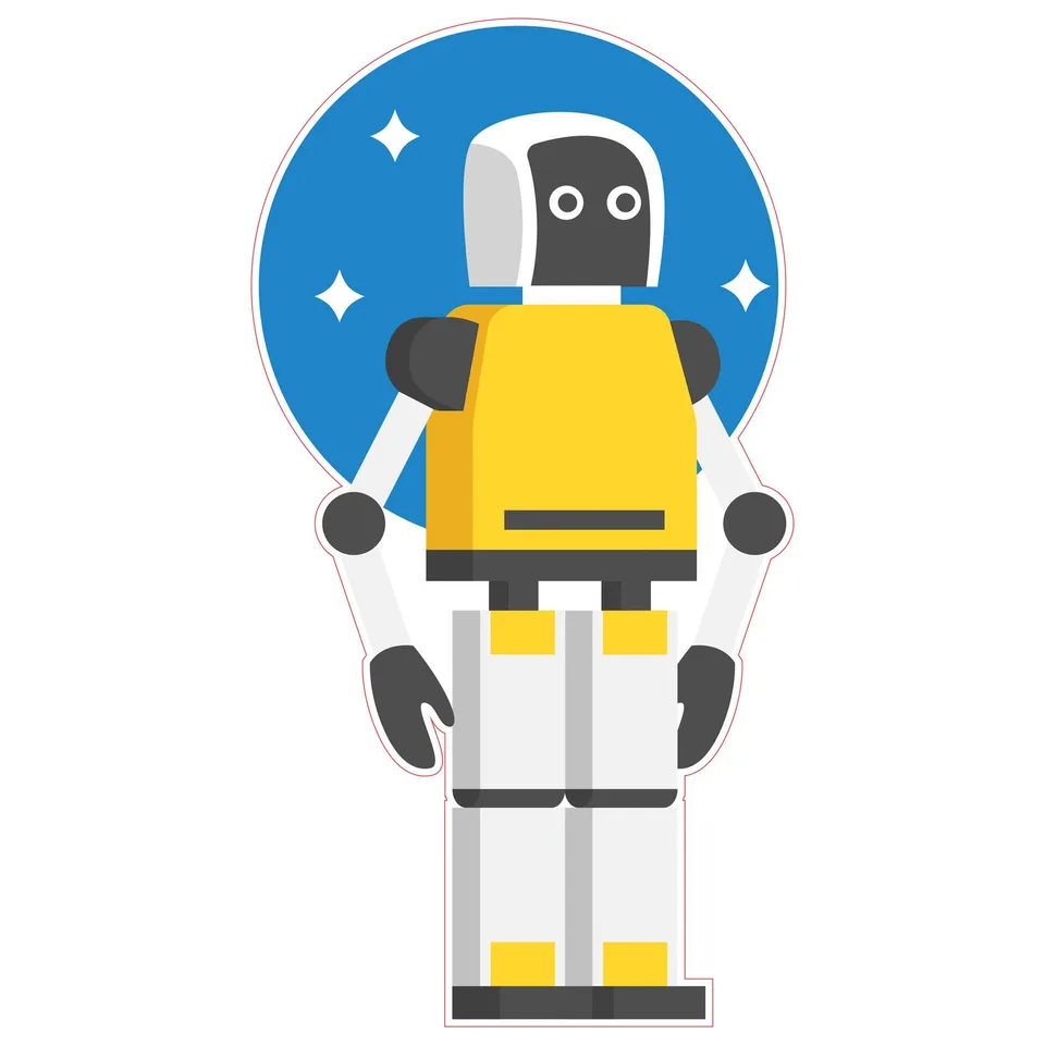 Sticker STEM, Robotică și Sisteme Ciber-Fizice, Set I8, 50 cm, Sticker 7