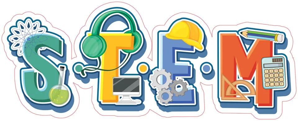Sticker STEM, Intrarea în zona STEM, set J1, 50 cm, sticker 3