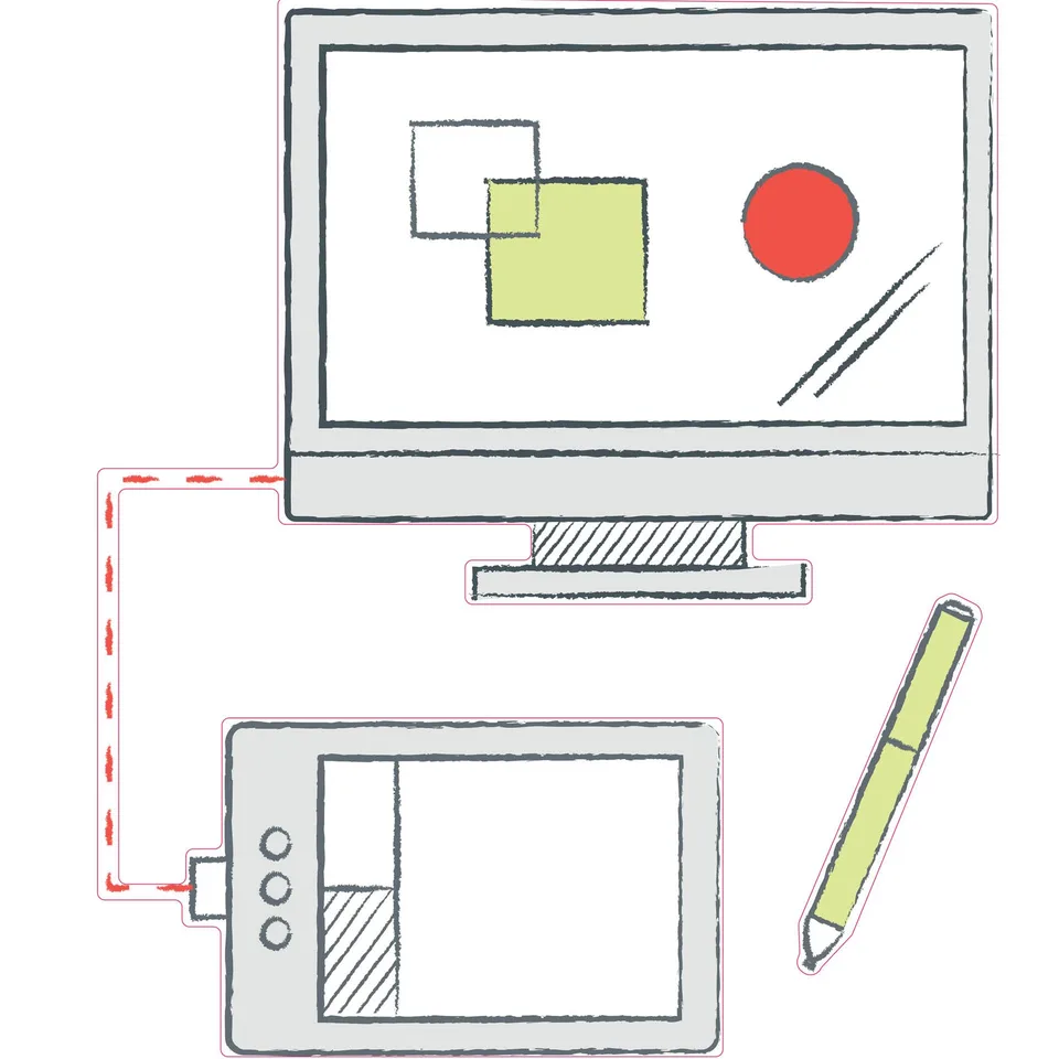 Sticker STEM, Design și prototipare 3D, set A3, 80 cm, sticker 5