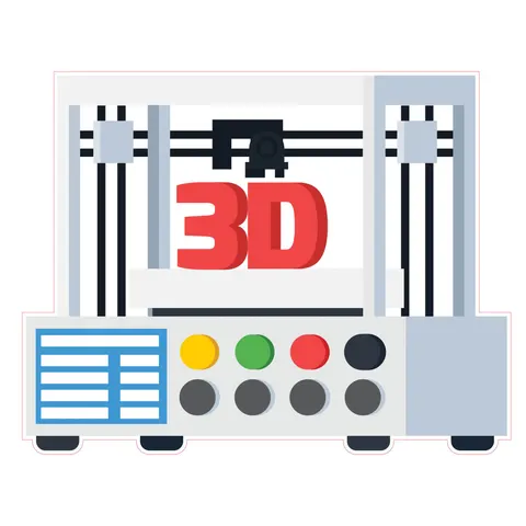 STEM Sticker, Design și Prototipare 3D, set A5, 80 cm, sticker 3