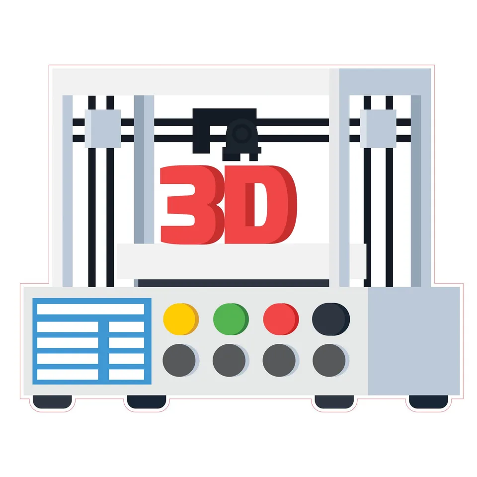 STEM Sticker, Design și Prototipare 3D, set A5, 80 cm, sticker 3