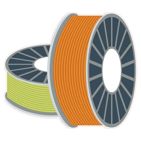 Sticker STEM, Design și Prototipare 3D, set A7, 80 cm, sticker 5