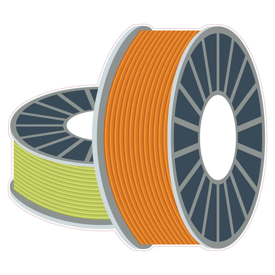 Sticker STEM, Design și Prototipare 3D, set A7, 80 cm, sticker 5