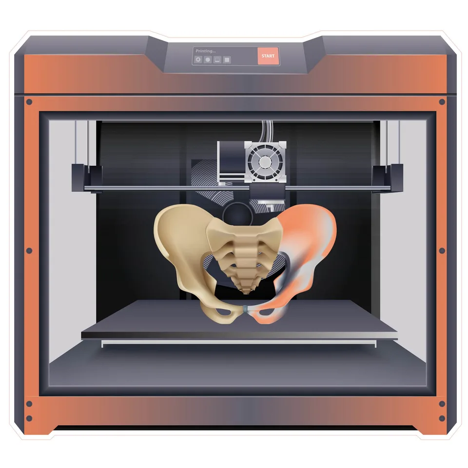 Sticker STEM, Design și prototipare 3D, set A8, 80 cm, sticker 9