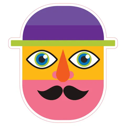 Sticker STEM, Digital Arts Hall, set B7, 80 cm, sticker 6