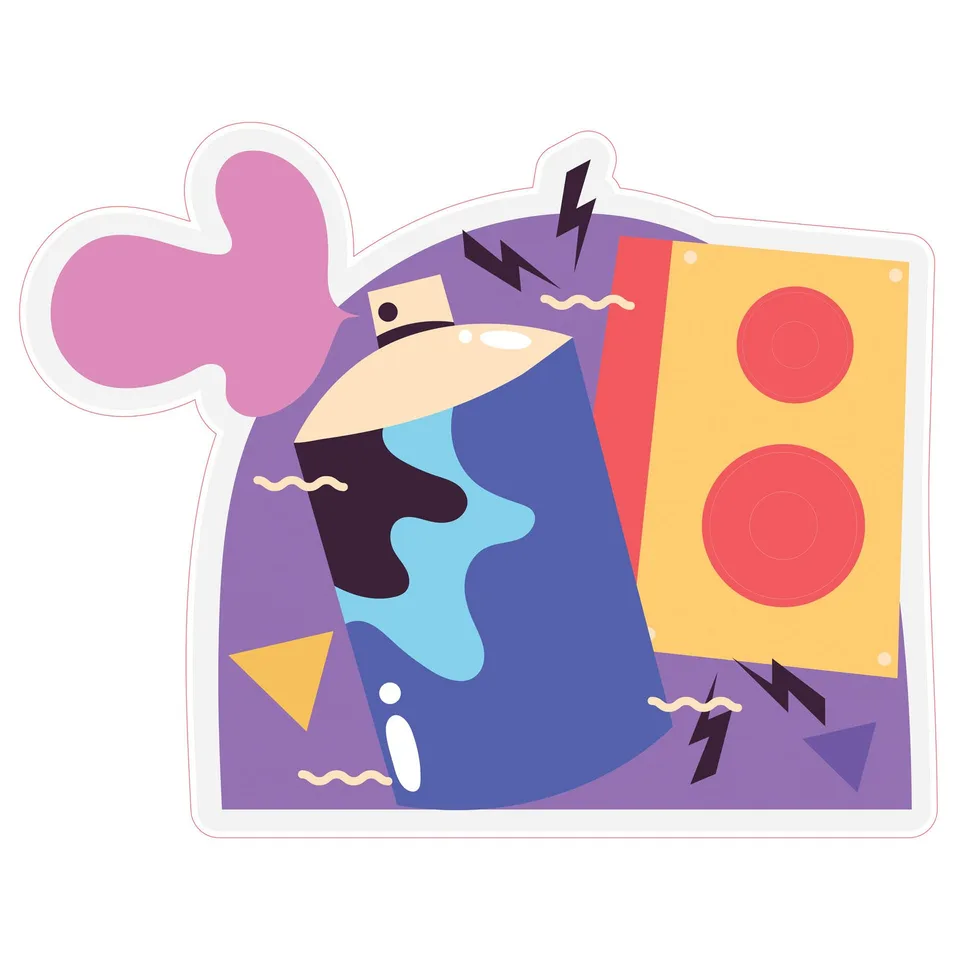 Sticker STEM, Sala de Arte Digitale, set B8, 80 cm, sticker 2