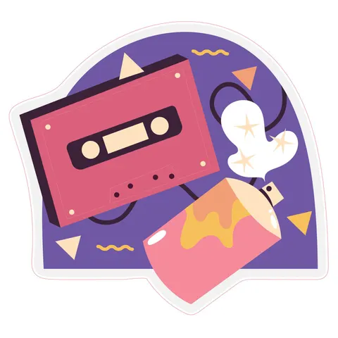 Sticker STEM, Sala de Arte Digitale, set B8, 80 cm, sticker 6