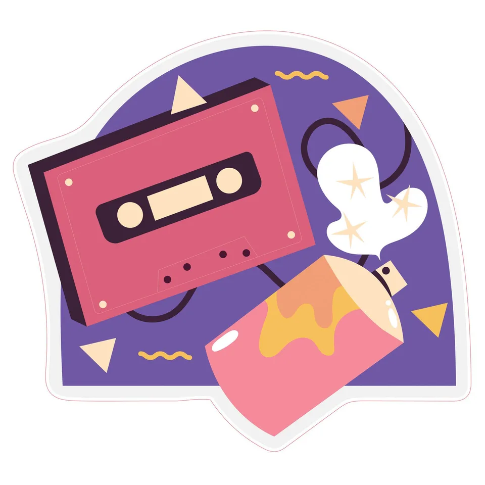 Sticker STEM, Sala de Arte Digitale, set B8, 80 cm, sticker 6