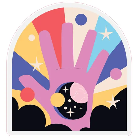 Sticker STEM, Sala Arte Digitale, set B8, 80 cm, sticker 9