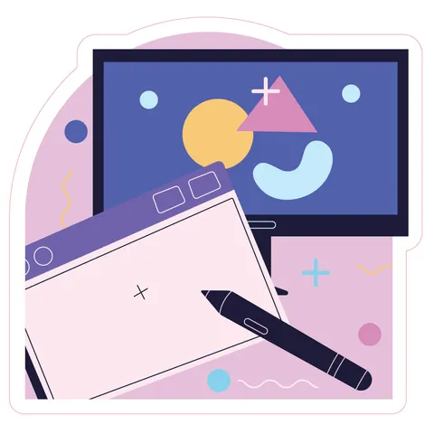Sticker STEM, Sala de Arte Digitale, Set B9, 80 cm, Sticker 5
