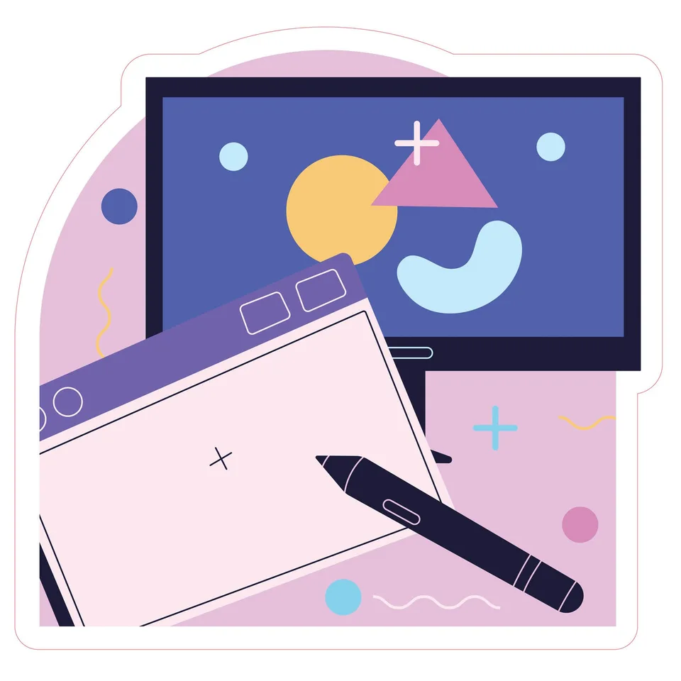 Sticker STEM, Sala de Arte Digitale, Set B9, 80 cm, Sticker 5
