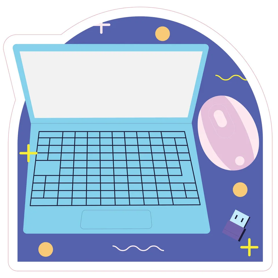 Sticker STEM, Digital Arts Hall, set B9, 80 cm, sticker 8