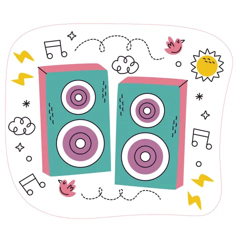 Sticker STEM, Sala de arte digitale, set B10, 80 cm, sticker 8