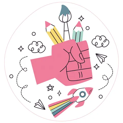 Sticker STEM, Digital Arts Hall, Set B10, 80 cm, Sticker 10