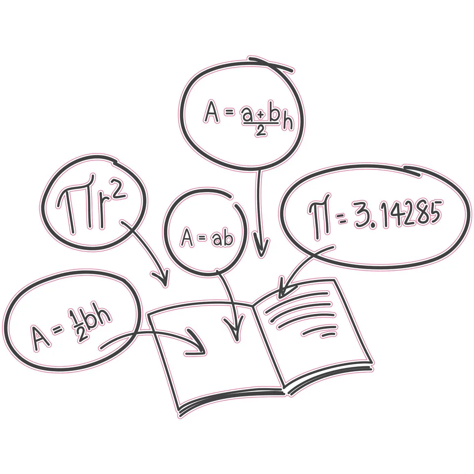 Sticker STEM, Matematică și informatică - Matematică, set D1, 80 cm, sticker 4