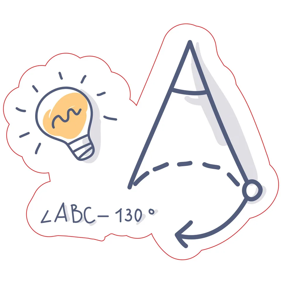 Sticker STEM, Matematică și Informatică - Matematică, set D4, 80 cm, sticker 2