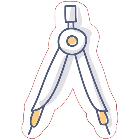 Sticker STEM, Matematică și Informatică - Matematică, Set D4, 80 cm, Sticker 9
