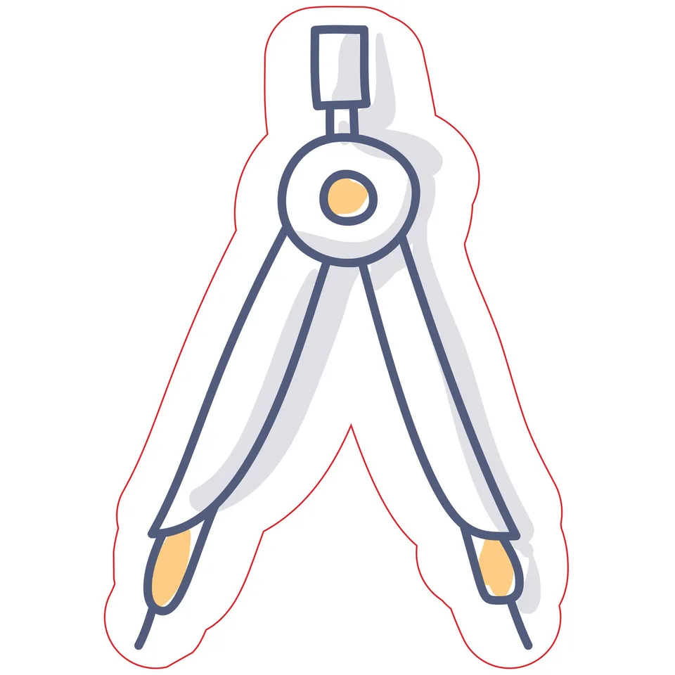 Sticker STEM, Matematică și Informatică - Matematică, Set D4, 80 cm, Sticker 9