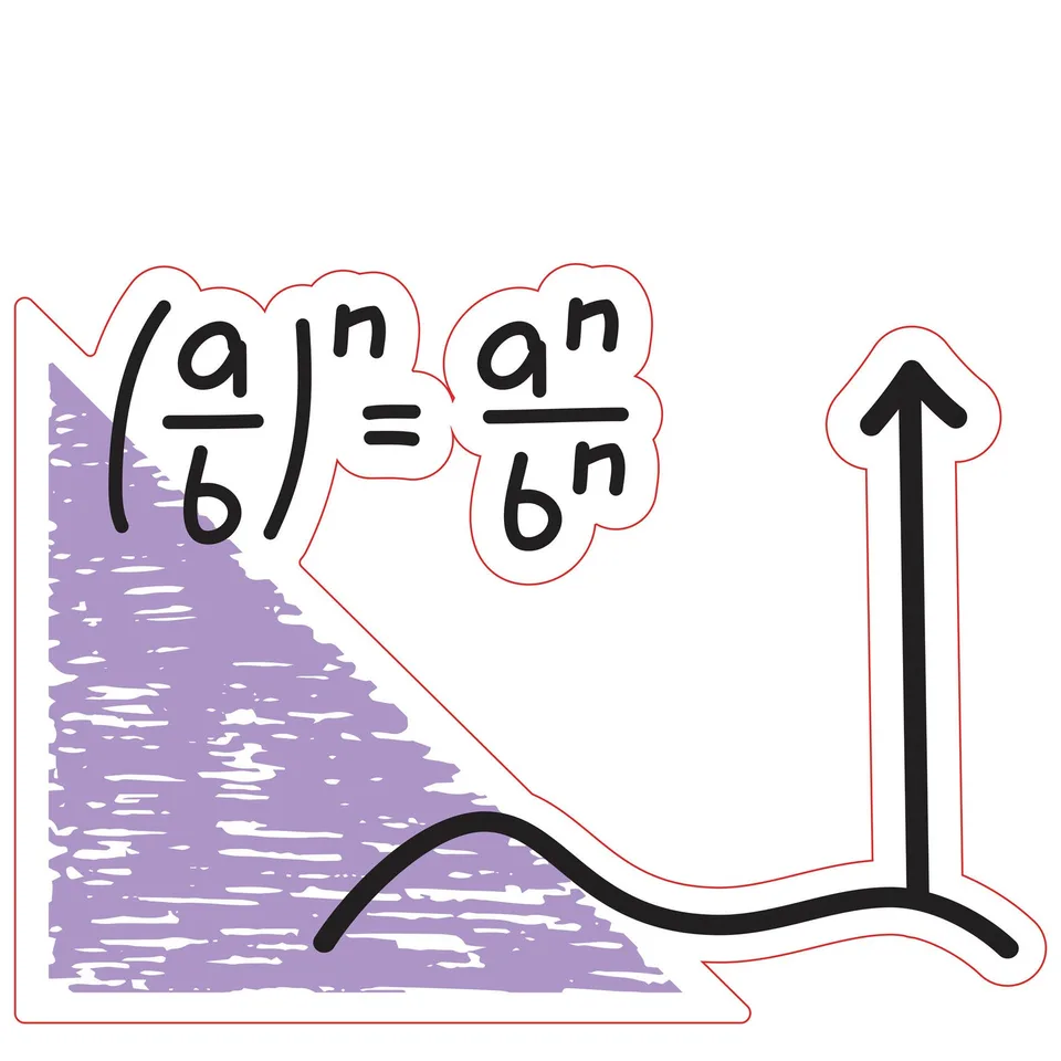 Sticker STEM, Matematică și Informatică - Matematică, set D7, 80 cm, sticker 10