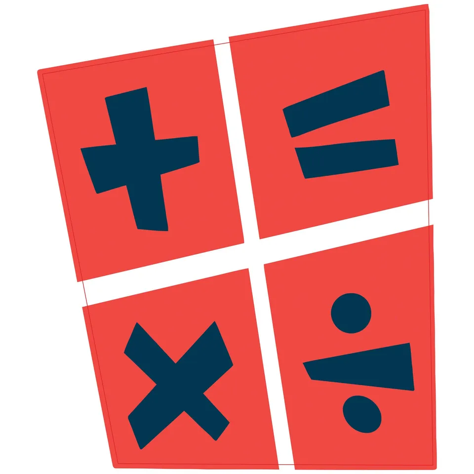 Sticker STEM, Matematică și Informatică - Matematică, set D8, 80 cm, sticker 1