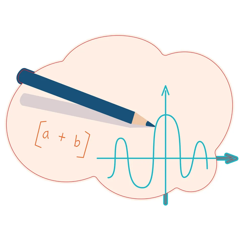 Autocolant STEM, Matematică și Informatică - Matematică, set D10, 80 cm, autocolant 5