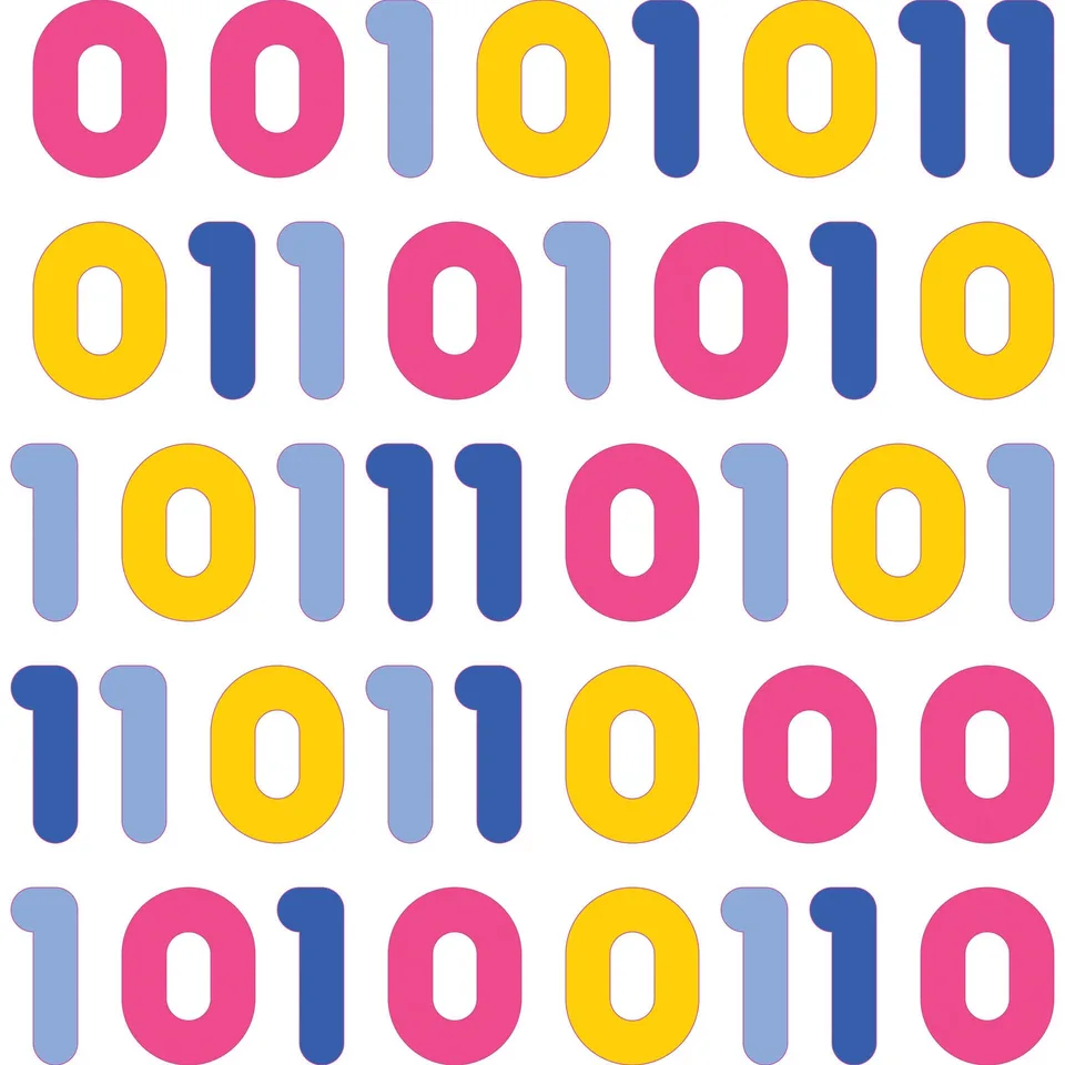 Sticker STEM, Matematică și Informatică - Informatică, set E2, 80 cm, sticker 4