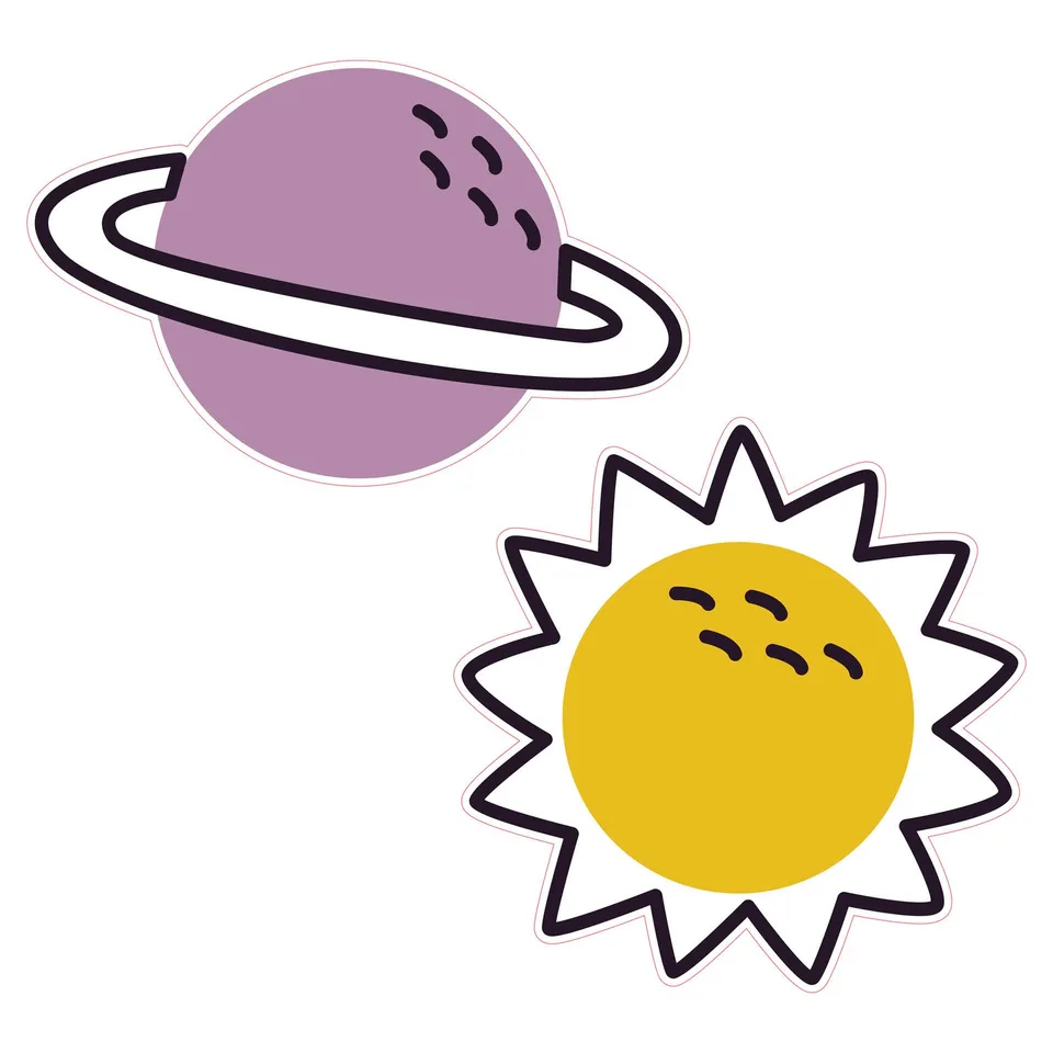 Sticker STEM, Științe ale naturii - Fizică, set G6, 80 cm, sticker 8