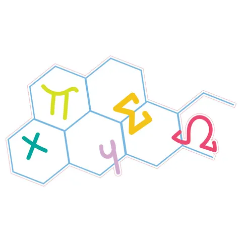 Sticker STEM, Științe ale naturii - Fizică, set G7, 80 cm, sticker 9