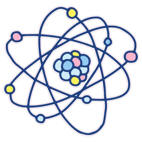 Sticker STEM, Stiinte ale naturii - Chimie, set H1, 80 cm, sticker 3