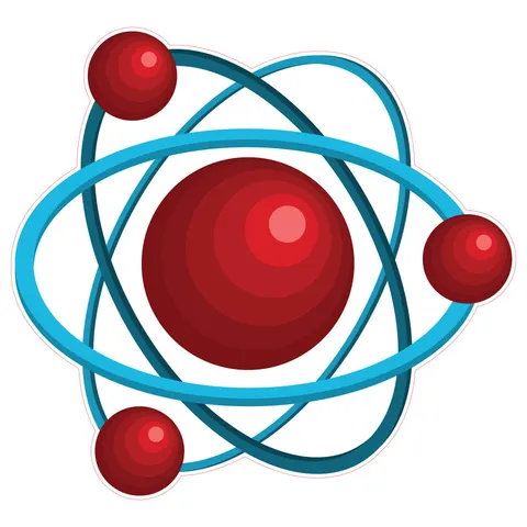 Sticker STEM, Stiinte ale naturii – Chimie, set H6, 80 cm, sticker 8