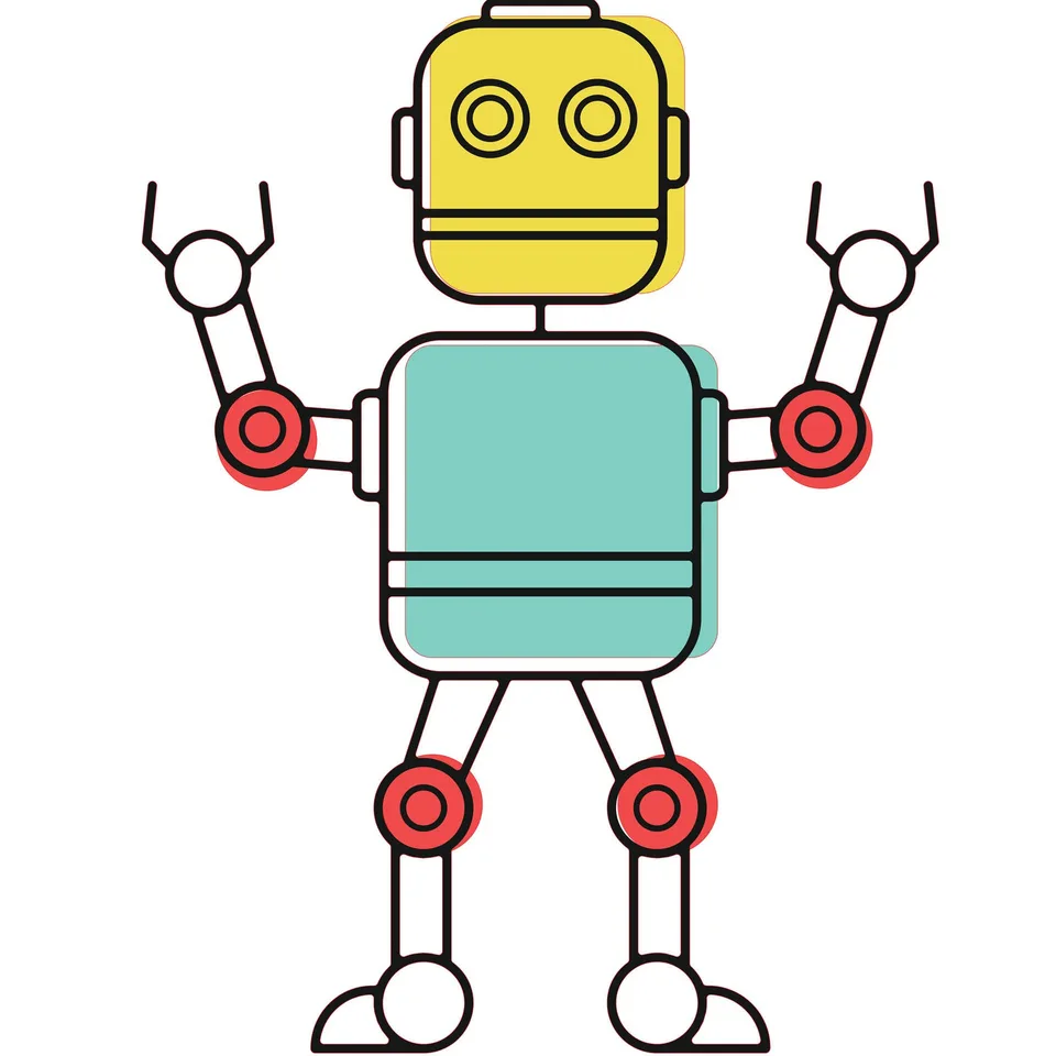 Sticker STEM, Robotică și sisteme ciber-fizice, set I2, 80 cm, sticker 1