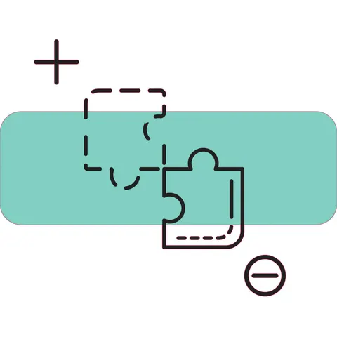 Sticker STEM, Robotică și sisteme ciber-fizice, set I2, 80 cm, sticker 4