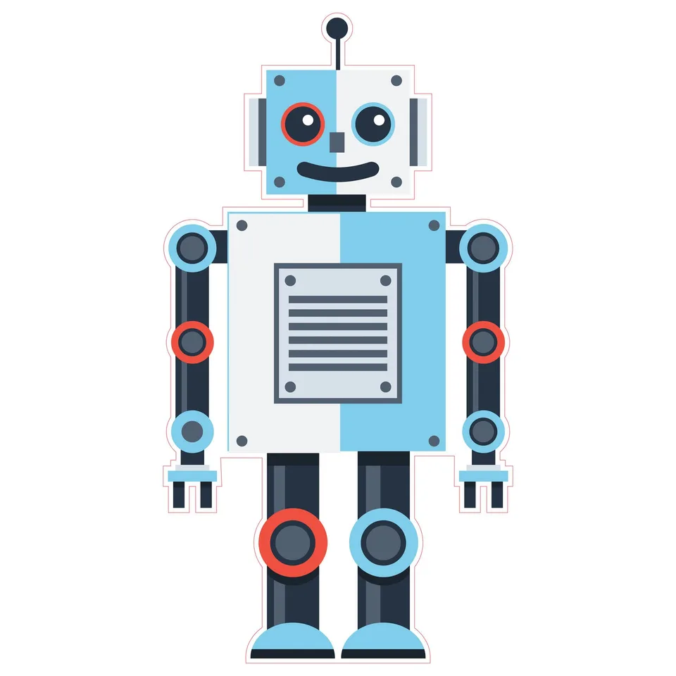 Sticker STEM, Robotică și sisteme ciber-fizice, set I6, 80 cm, sticker 4